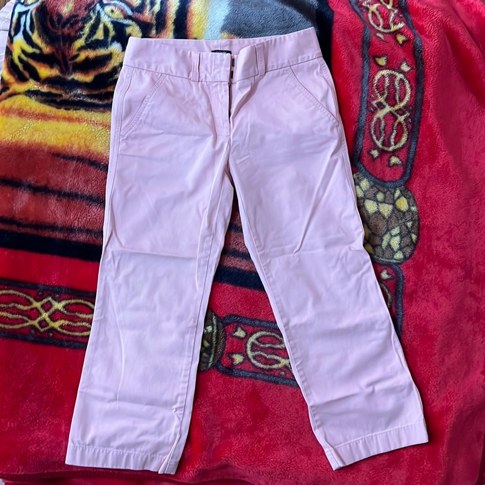 J.Crew Pink low waist pants